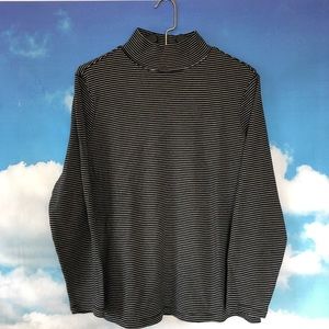 *sold* Striped mockneck